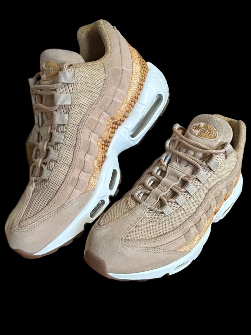 Nike Men's Air Max 95 in Vachetta Tan and Brown size 10.5 - Picture 7 of 15